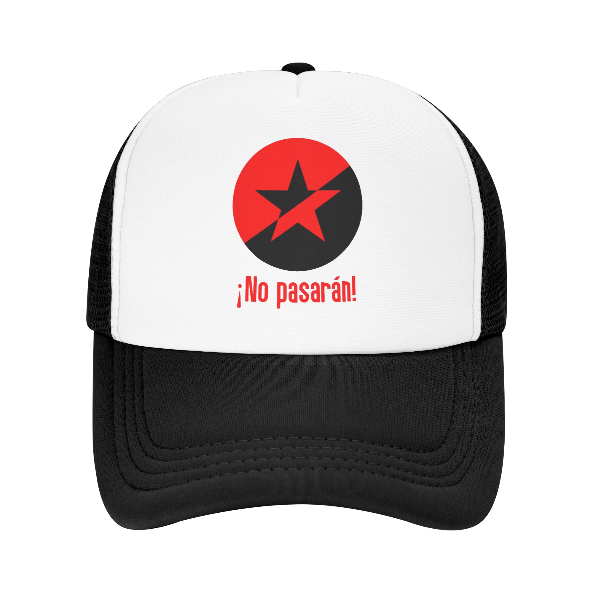 Golf Cap Dad - Antifa No Pasaran Mesh Baseball Caps