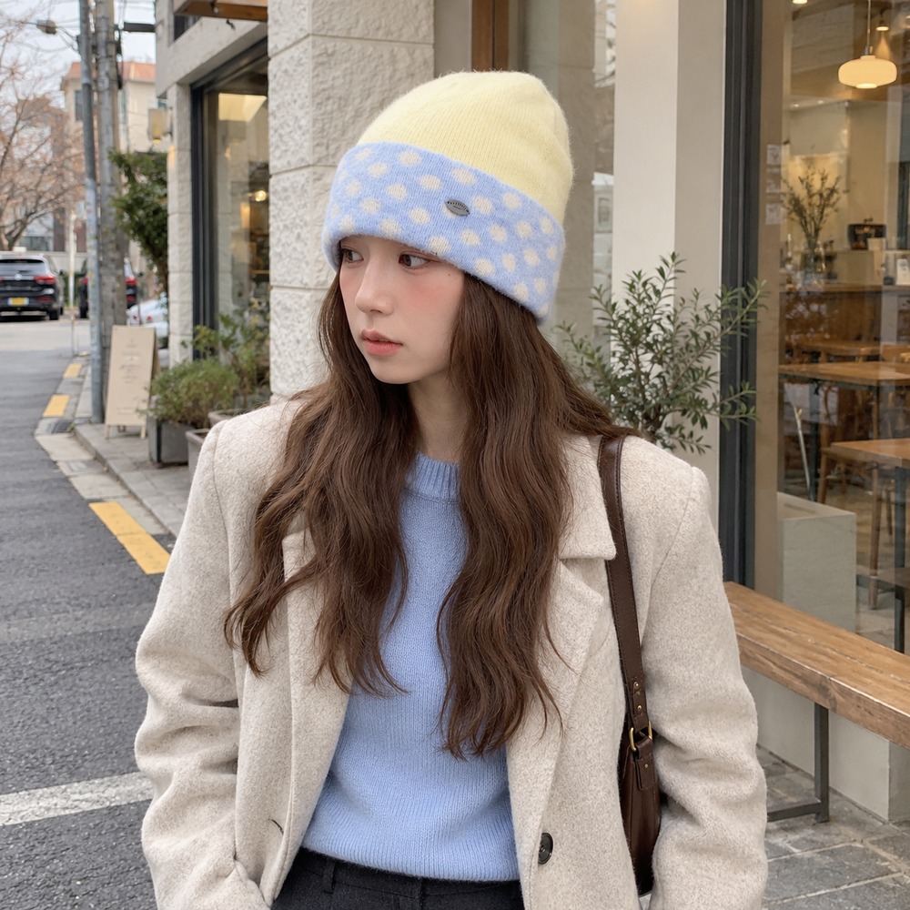 Women’s Knitted Beanie Hat Pol - Beanie Cuffed Knit review and price