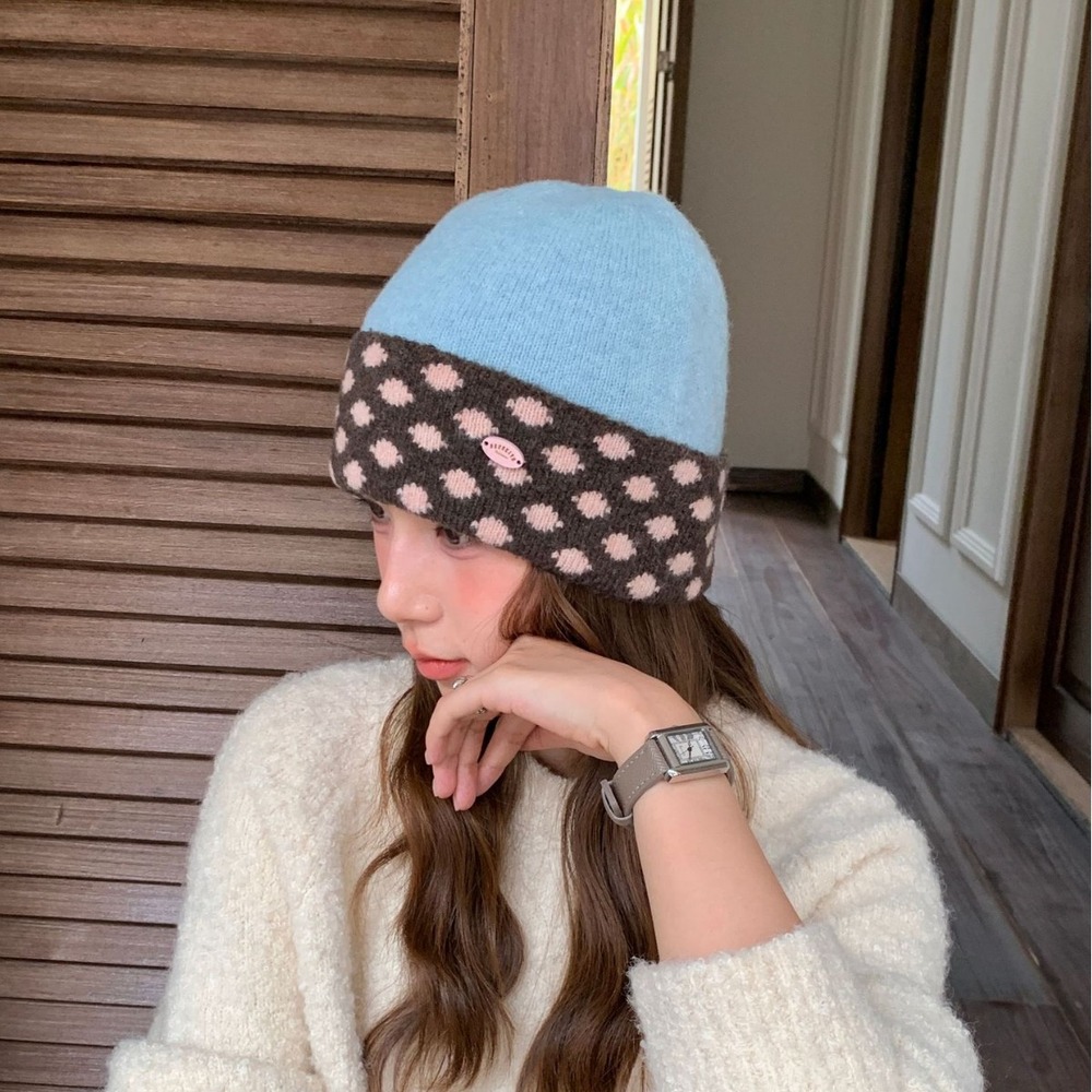 Women’s Knitted Beanie Hat Pol - Beanie Cuffed Knit review and price