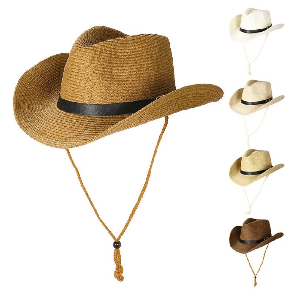 Fashion UV Protection Western  - Cowboy Hat Straw review and price